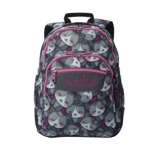 Mochila escolar Totto Rayol - Kitten Rose